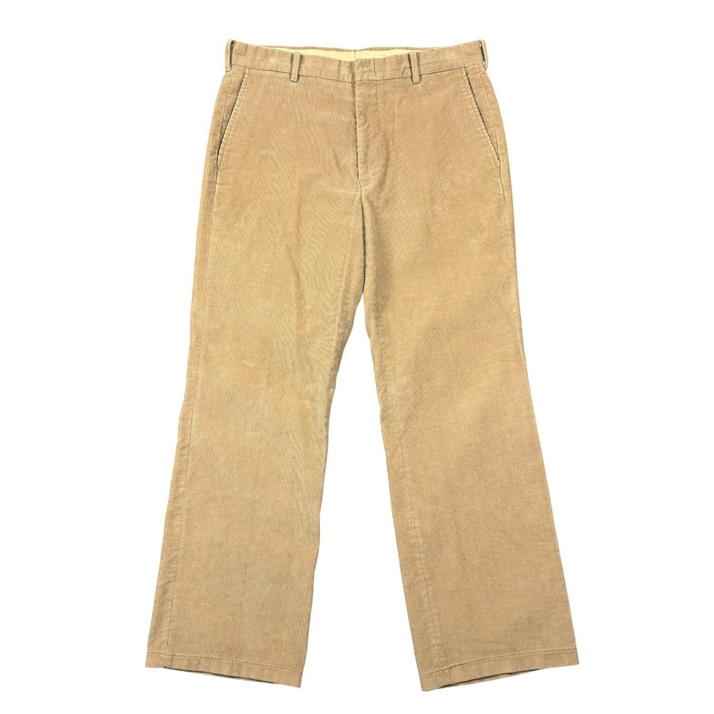 True Vintage 70s Levis Menswear Corduroy Pants Men 32x28‎ Tan Talon Zipper